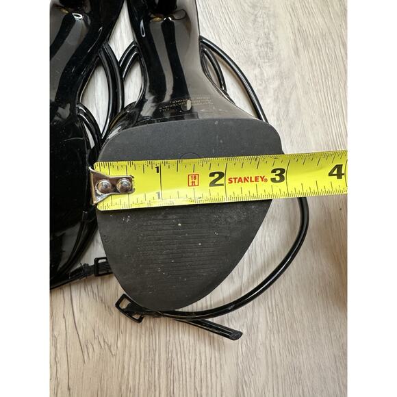 Cape Robbin Lili Ankle Strap Round Toe Platform Heels (Lili) 7, black - Picture 6 of 14